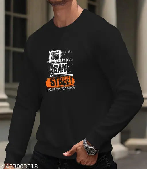 Soft polycotton Chase Dreams Not Perfection long-sleeve sweatshirt, bold printed net design, Made in India
