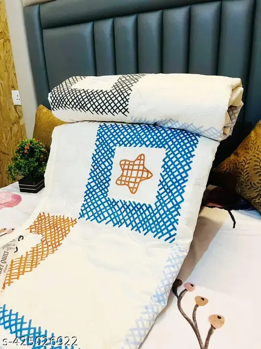 Summer ac comforter, double bed, glace microfiber cotton (80*90), 110gsm cloth