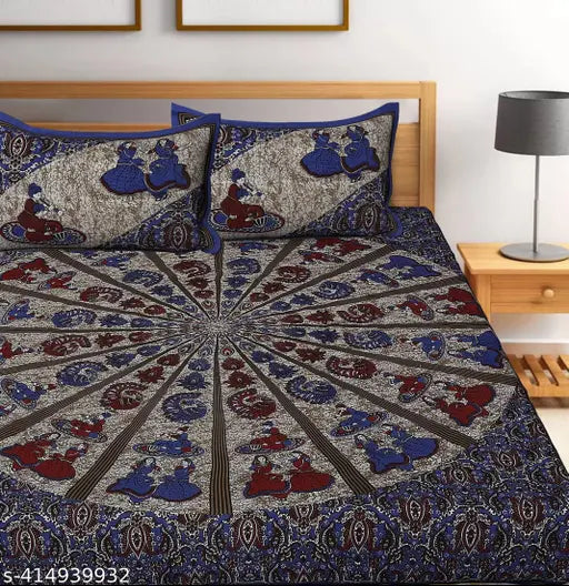 Traditional Ghoomar Print Indian outfit