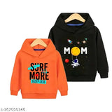 Unique kids hoodie and sweater combo 2, cotton blend, solid color kidswear for all seasons, suitable designs for winter and rainy days