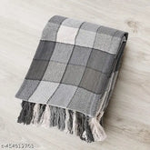 Soft cotton blend checkered throw blanket for women & girls, 50x60 inches - perfect for couches, versatile home decor, outdoor activities
