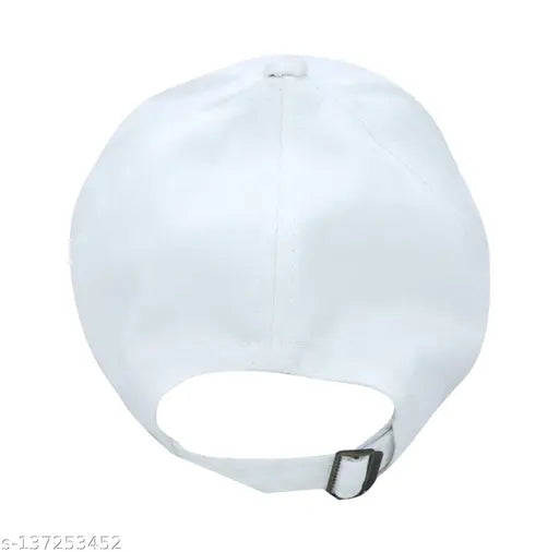 Cotton Ambitieux Smile Summer Baseball Cap, unisex design, lead & mercury-free buckle, made in India