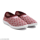 Mesh and PVC embellished dailywear shoes combo for women (India), skin-friendly and orthopedic, ideal for girls sizes IND-5 to IND-8