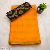 Gold foil embellished chiffon saree in free size, perfect for party wear and festivals like Karwa Chauth, Diwali, Durga Puja, Raksha Bandhan, Ganesh Chaturthi, Navratri, Sawan collection. Indian origin, trending shibori print." (123 characters)