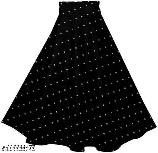 Girls black A-line skirt with red choli, kids ethnic party wear, vibrant jacquard fabric, various sizes available, self-designed, comfortable, durable