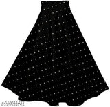 Girls black A-line skirt with red choli, kids ethnic party wear, vibrant jacquard fabric, various sizes available, self-designed, comfortable, durable