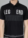 New Printed Cotton Blend Men's Short Sleeve T-Shirt, India origin, casual style
