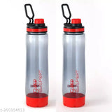 Red BPA-free sports water bottle set of 2 for kids, ideal for cold beverages and gym use
