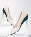 Synthetic casual bellies, slip-on ballerinas in various sizes (IND-3 to IND-9) from Nikunj store, Indian footwear for women