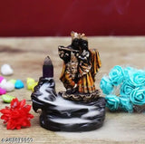 Handcrafted resin Radha Krishna figurine, traditional antique design, intricate details, spiritual devotional ornate, 10 cm L x 12 cm H