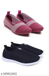 Indian-made mesh loafers combo for women & girls - High quality, durable, skin-friendly slippers