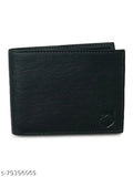 Green faux leather men's wallet, card holder with coin pocket, textured design on display