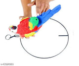 Poly resin parrot showpiece for garden decor (12cm x 31cm x 16cm), Indian-crafted