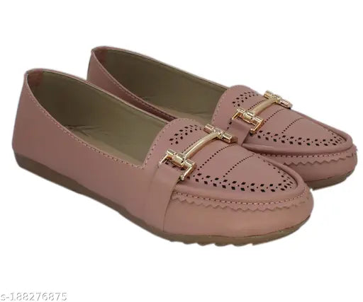 Textured synthetic leather SKOLL Women Laser Bellies - modern slip-on footwear for everyday style, made in India (IND-3 to IND-8 sizes available)