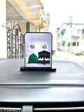 Multicolor Frz9 Islamic MAKKA MADINA SHARIF dashboard decorations, Indian Muslim car accessories