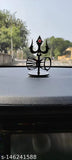 Acrylic Mahadev Trishul statue, Indian religious idol decorative showpiece for car dashboard or home/office use