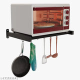 Iron wall-mounted oven stand, suitable for 30ltr-50ltr ovens, sturdy & decorative