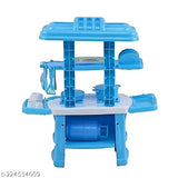 Fabric net baby kitchen set & kitty bag toy for active role-play, size 42x25x65.5cm, India origin