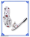 Grey patent leather ballerina slippers combo collection - daily wear, office wear, party wear for ladies and girls