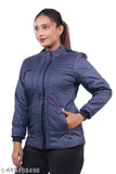 Woolen solid-color long sleeve jacket (flopy hd), women's fashion from India