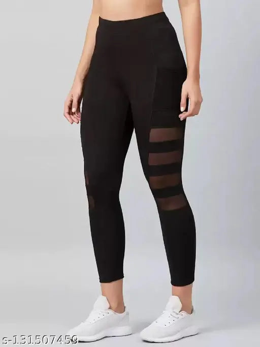 Green-shade printed modal jegging for women, comfortable material best for gym & casual wear, classic look - ankle length, fully stretchable, size 32