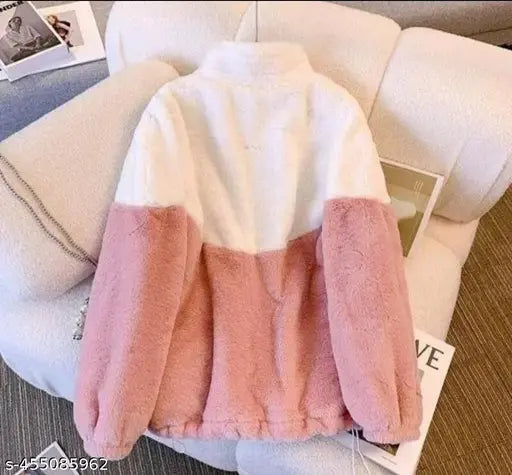 Colorblocked wool long-sleeved Urbane Sensational waistcoat for women, made in India