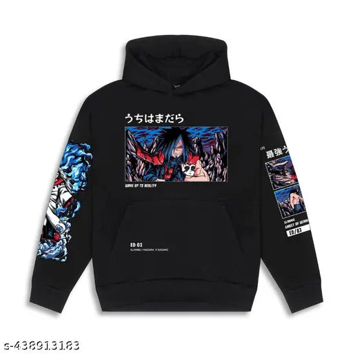 Wool printed hoodie, S-XL sizes, Indian made