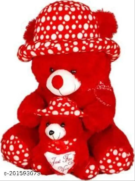 Multicolor soft teddy bear (55 cm) by Kashish Trading Company. Perfect unisex plush toy for kids aged 0-2 years, safe and huggable with home-washable fabric