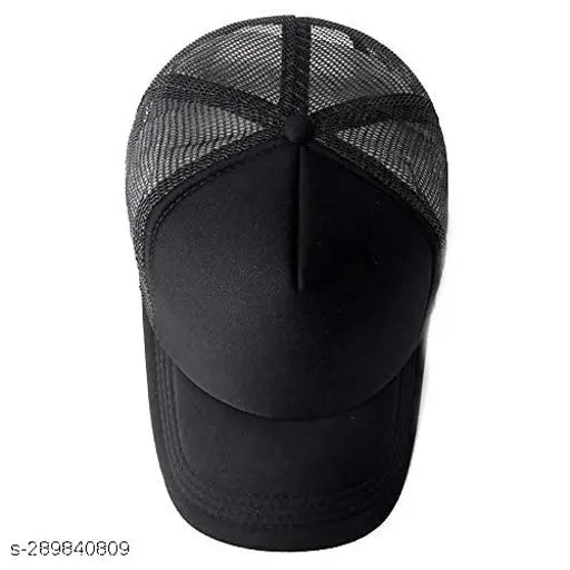 Armk Super Stylish half jali Baseball Cap - unisex, high-quality, adjustable, solid, breathable material, ideal for casual wear or sports activities, India origin
