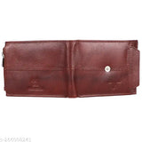 Solid leather men's wallet, RFID protected for secure storage, high-quality classic design in free size