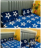 Divine warm cotton velvet double bedsheet (90x100inch), with 2 pillow covers (20x30inch), premium quality