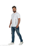 MIBA men's printed cotton t-shirt with short sleeves, vibrant pattern in various sizes M, L, XL, originated from India