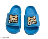 Cute EVA rubber slippers for kids, cartoon character design, daily indoor use