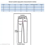 Coffee brown cotton blend Korean 5 pocket baggy cargo trousers for woman - high quality, daily wear, true to size