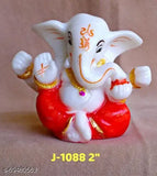 Resin Ganesh idol (3 inches), hand-crafted, Indian, suitable for spiritual decor & gifting