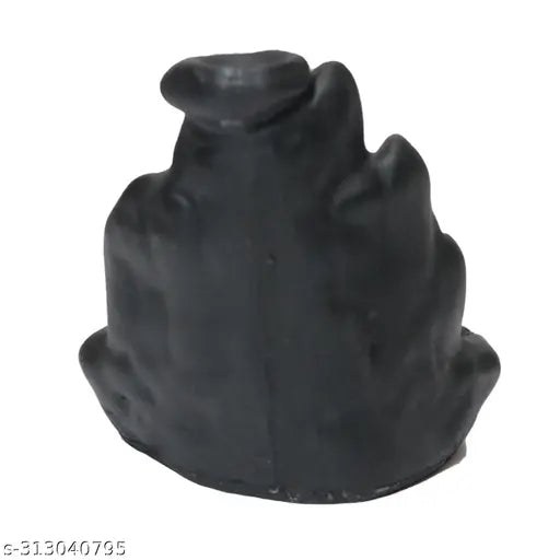 Handcrafted Adi Shankara incense holder with Lord Adiyogi statue, poly resin material, 8cm x 11cm x 10cm size, includes 161 free smoke backflow incense cones - perfect for spiritual decor or gift giving