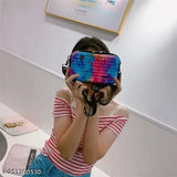 PU mini suitcase sling bag, solid pattern, 2 compartments, free size (7x2x4 in), ergonomic design, flexible strap