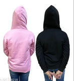 Kids Princess Girls winter fleece hoodies, self-designed cotton hoodies for cozy warmth and style
