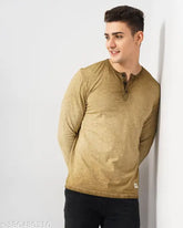 Vibrant CPD Genoa Men's Washed Pure Cotton Long Sleeve T-Shirt, soft & breathable, perfect for summer outings