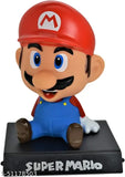 Red Mario Big Size Daiyamondo Bobblehead - Spring Dancing PVC Figure for Car & Office Desk Decoration