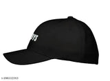 Stylish unisex black cap with printed Bad Boys design, made from high-quality cotton, ideal for casual, sport, and travel