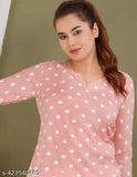 colours-for-life-printed-rayon-night-suit-for-women-three-quarter-sleeve-pyjamas