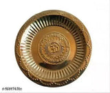 Black marble Shivling on brass stand for puja abhishek, Kalash lota included - Shiva idols set in India