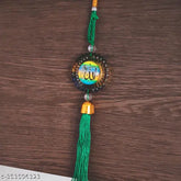 Crystal round Shiv Jagdamba Muslim prayer massage Allah Mohammed car hanging gift, multicolor tassel, heart shape for good luck or interior wall showpiece