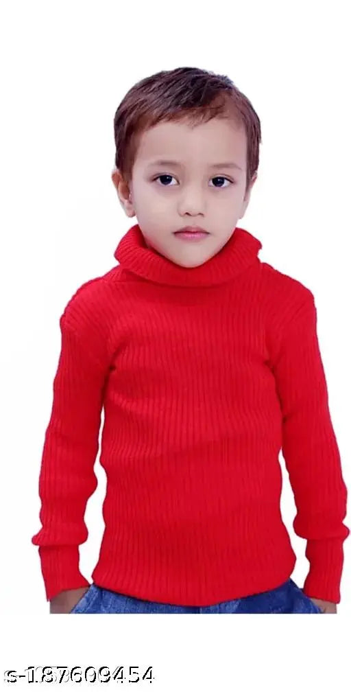 Woolen striped high neck sweater for baby boys & girls (pack of 2) - Indian kids clothing store