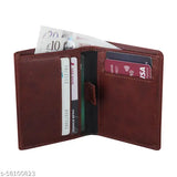 Crunch leather, slim & elegant, RFID-blocking men's wallet with small pull trap - India