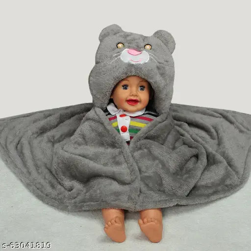 Microfiber self-designed blanket for baby boys & girls, ideal for mild winter, 150 thread count, made in India