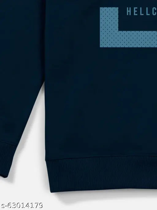 Trendy boys' hoodie sweatshirt, cotton blend, superior quality, skin-safe, semi cold conditions