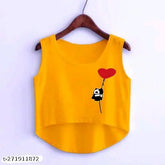 Indian cotton sandoo, premium quality printed net sleeveless top - Delhi Fashion Bazaar