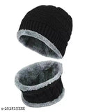 Women's woolen fur-knit winter cap, onesize, soft and warm, perfect for cold weather